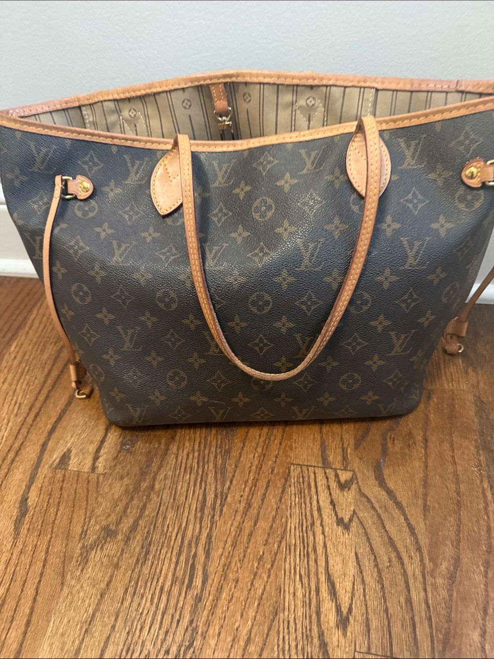 Louis Vuitton Monogram Tote in Brown and Tan